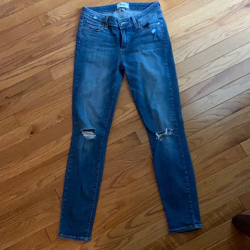 Paige Verdugo Ankle Jeans, worn once.